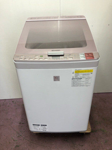 ⭐︎シャープ、8キロ、全自動乾燥付洗濯機、2016