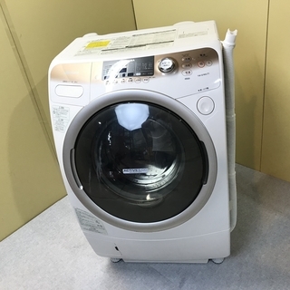 トラック貸出可 2010年製 TOSHIBA ドラム式洗濯機 脱水9.0kg 乾燥6.0kg  