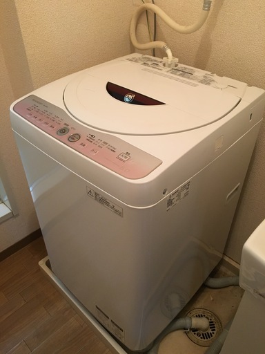SHARP シャープ 全自動洗濯機 ES-GE60L-P ホワイト 12年製 6.0㎏