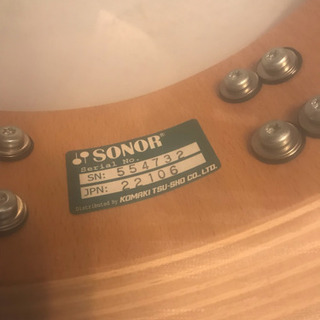 ソナー  スネアドラム 中古