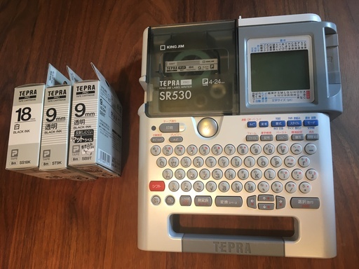 TEPRA　ラベルライター　SR530