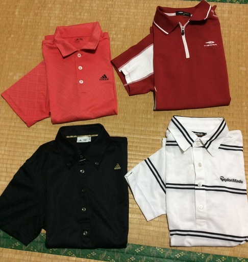 アディダス tigora他 男性用 ゴルフウェア 4着セット