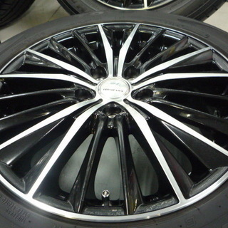 マナレイ★VERTEC　VR-５　215/55R17　オデッセイ　TOYO　トランパス　バリ山　調整済　即装着可能