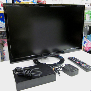 札幌 2017年製 シャープ アクオス LC-22K45 22インチTV テレビ& 外付けHDD 3TB HDCL-UT3.0KF レコーダー セット 札幌 2017年製 シャープ アクオス LC-22K45 22インチTV テレビ& 外付けHDD
