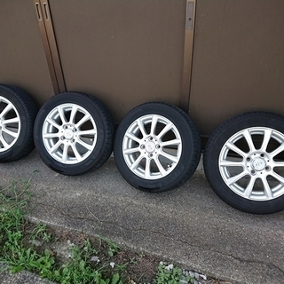 軽自動車用に すぐ使えます　155/65R14社外ホイール付き4...