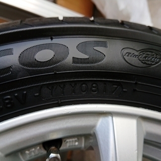 軽自動車用に すぐ使えます　155/65R14社外ホイール付き4本セット