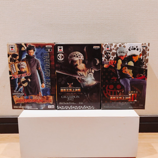 【未開封品】トラファルガー・ロー(TRAFALGAR LAW) ３体セット