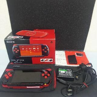 PSP ブラック/レッド(PSPJ-3000 XBR) 美品 外...