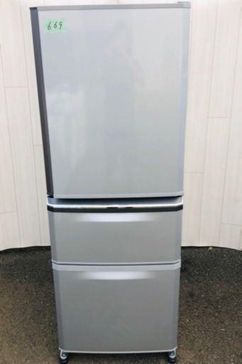 669A番 MITSUBISHI✨ ノンフロン冷凍冷蔵庫❄️MR-C34EX-AS‼️