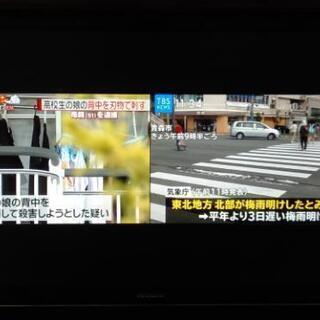 液晶テレビ 日立 42型 録画機能あり 2画面機能あり
