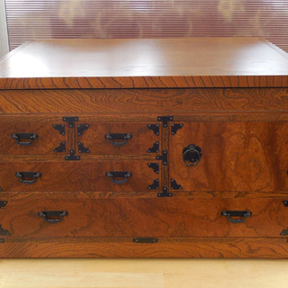 PayPay対応 欅の学習机◇書見台付き 修心 日本通信教育連盟 生涯学習局 民芸調 隠し扉付き 机 和風 文机 札幌市西区 札幌市西区西野　