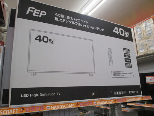 FEP 40型液晶テレビ FD4011B 未使用 2018年モデル