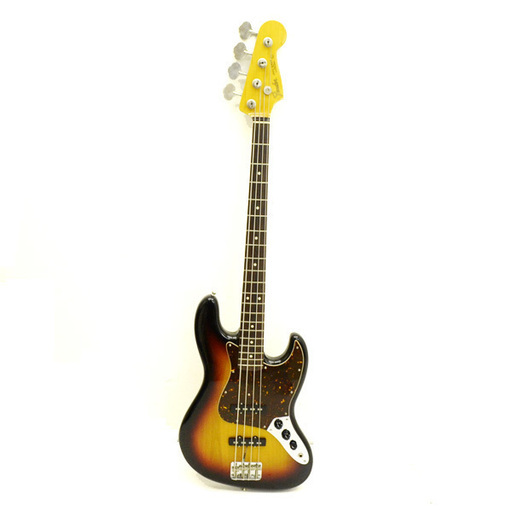 【お取り置き中8/8迄】fender japan JB-62 サンバースト 調整済み ジャズベース ロック ライブ 宅録 部活 JB62(0220305808-T)