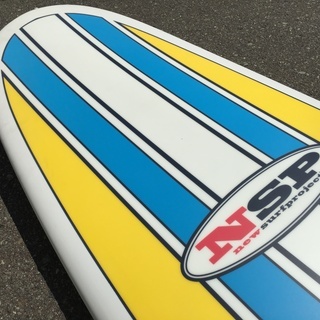 ☆【未使用保管品】NSP サーフボード Long 8\'6 ロングボード モールド系*199-00