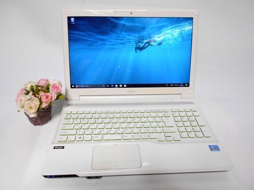 即使えるノートパソコン譲ります。Core i5 3210QM 8G/500GB/Win10/ブルーレイ/オフィス/カメラ