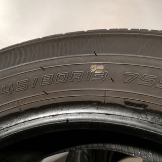 145/80R13 DUNLOP EC203 7-8分山 14,000円（商品代金＋工賃＋廃タイヤ 