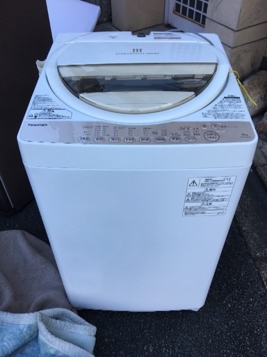 【取付無料】東芝 6.0kg 洗濯機