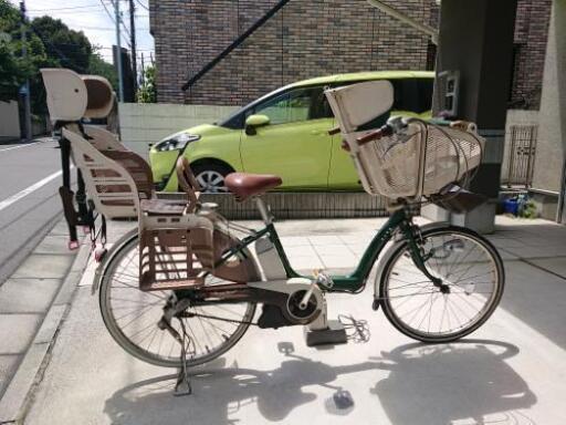 アウトレット バッテリー2つ付電動アシスト子供乗せ自転車ブリヂストン 