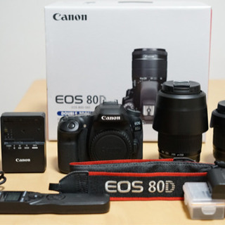 最新】EOS80D ダブルズームキット + おまけ付き