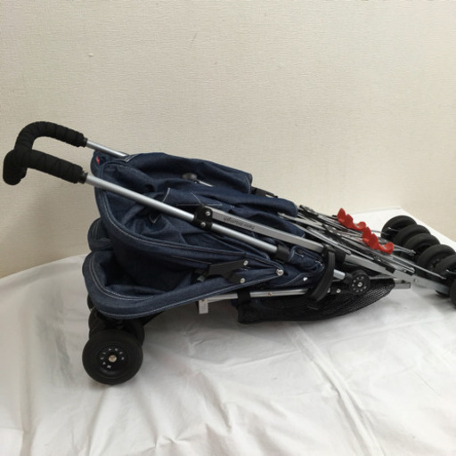 二人乗りベビーカー マクラーレン ツイントライアンフ デニム