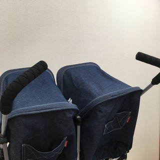 二人乗りベビーカー マクラーレン ツイントライアンフ デニム