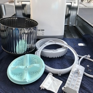 取引中2015年製シャープ全自動洗濯機ブルー5.5キロ千葉県内配送