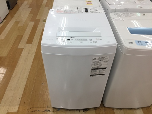 安心の1年保証付！！2018年製TOSHIBAの4.5kg全自動洗濯機【トレファク　岸和田】