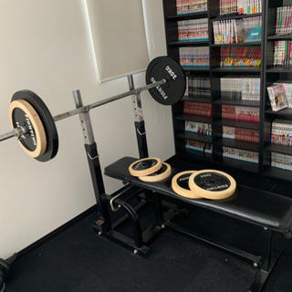 ベンチプレス、シャフト、プレート