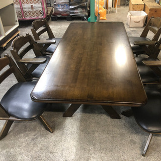 6人がけダイニングテーブルセット