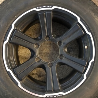 レイズ ガルシア レボルバー マッドブラック スポーク 200系 ハイエース GARCIA 16インチ 7J+38 6H 139.7 PCD 139.7