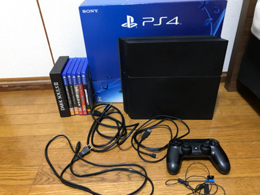 PS4 500GBにソフト6本もつけて2万2800円でお譲りします！