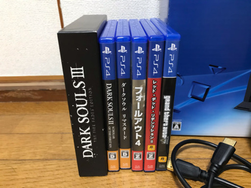 PS4 500GBにソフト6本もつけて2万2800円でお譲りします！