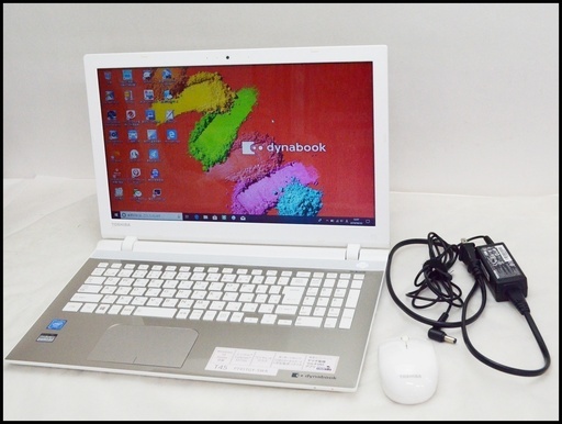 中古PC 東芝 dynabook T45/TGY Celeron3215U/メモリ4GB/HDD1TB/Win10 PT45TGY-SWA 15.6 ノートパソコン