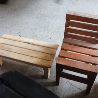 【先着順】木製　踏み台　椅子　1つ100円【引取限定】