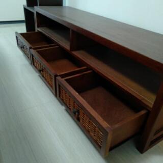 収納家具 アジアン風テレビ台【値下しました！】