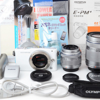 ●手ぶれ補正●初心者用ミラーレス●WIFI転送可能●オリンパス E-PM1 ゆうパックき発送！送料、き手数料無料！