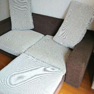 カリーノ ソファ オットマン セット ソファー 美品 羽毛 中綿 カリーノ ソファ オットマン セット ソファー 美品 羽毛 中綿