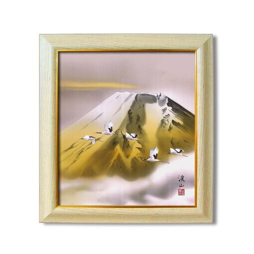 伊藤渓山8125色紙額