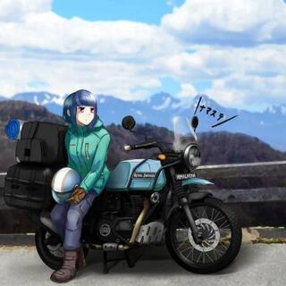 バイク仲間とゆるキャン