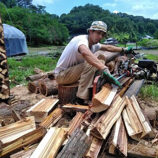 2024年産　広葉樹の薪（生薪）軽トラ1台あたり