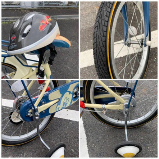 子供用 自転車 ides ディズニー ミッキーマウス 18インチ