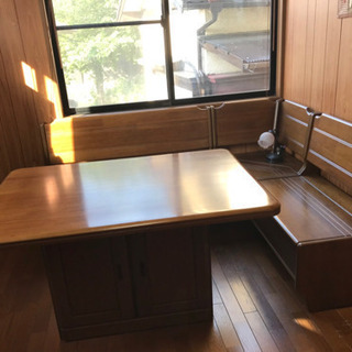 美品♡収納付きコーナーダイニングセット