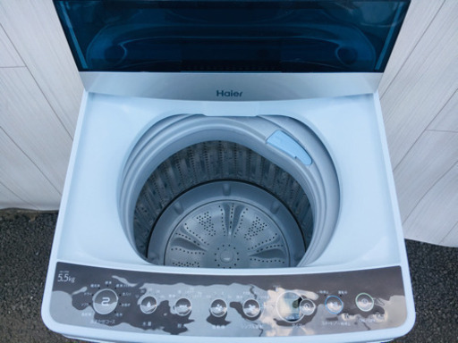 702番 美品 Haier✨2018年製⚡️全自動電気洗濯機JW-C55A‼️