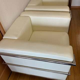 ルコルビジェ lc2 ホワイト 2脚 リプロダクト品