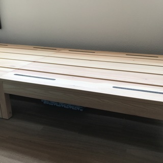 IKEAの木製ベース（美品、シングルベッドサイズ）