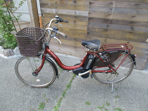 電動アシスト自転車　ヤマハ　pass natura タイヤ26インチ