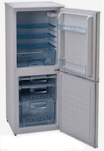 135 冷蔵庫143L 2018年製 冷凍庫が開扉で収納力大！