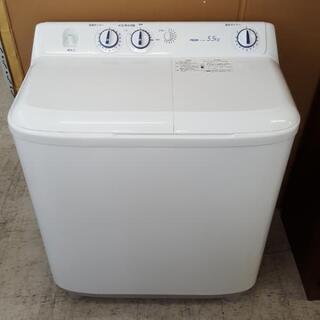 未使用 2層式洗濯機 JW-W55E 2019年式