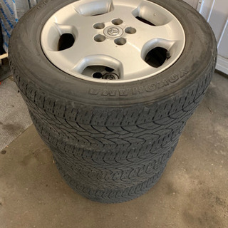 エスティマ用 225/60R17 ホイール付 4本セット