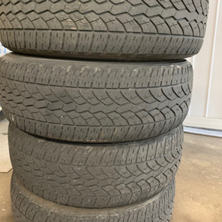 エスティマ用 225/60R17 ホイール付 4本セット